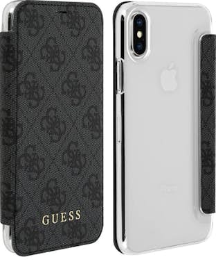 Guess Funda iPhone X / XS Monograma Cartera - Negra Guess Funda iPhone X / XS Monograma Cartera - Negra
