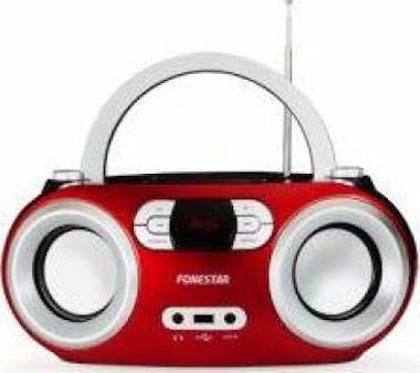 Fonestar Radio Bluetooth 2x2w/ Roja Fonestar Radio Bluetooth 2x2w/ Roja