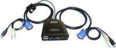 Eminent Switch Kvm 2 Puertos Usb Y Audio Automatico Incluy Eminent Switch Kvm 2 Puertos Usb Y Audio Automatico Incluy