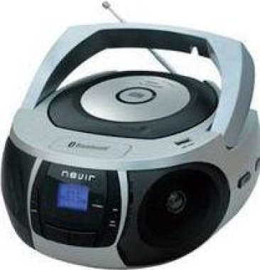 Nevir Radio Cd Mp3 Portatil Nvr- 481ub Plata / Bluetooth Nevir Radio Cd Mp3 Portatil Nvr- 481ub Plata / Bluetooth