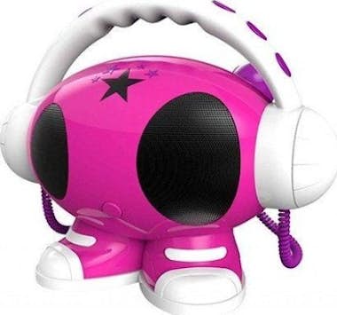 LTD Radio Cd Usb Bigben Robot02 Rosa Blanco LTD Radio Cd Usb Bigben Robot02 Rosa Blanco