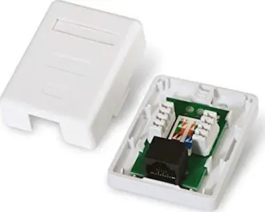 Nanocable Roseta Superficie Rj45 Cat.6 Utp 1 Toma Nanocable Roseta Superficie Rj45 Cat.6 Utp 1 Toma