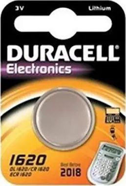 Duracell Duracell CR1620 3V Litio 3V batería no-recargable Duracell Duracell CR1620 3V Litio 3V batería no-recargable