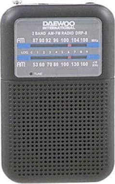 Daewoo Daewoo DRP-8 radio Personal Analógica Negro Daewoo Daewoo DRP-8 radio Personal Analógica Negro