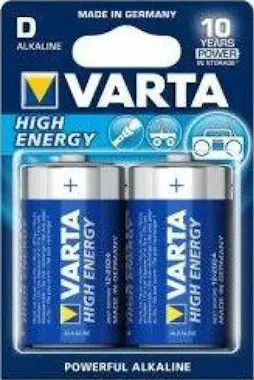 Varta Pila Alcalina Lr20 D 1,5 V 16500 Mah High Energy ( Varta Pila Alcalina Lr20 D 1,5 V 16500 Mah High Energy (