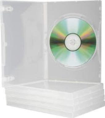 Q-CONNECT Caja Dvd Q-connect Transparente Pack De 5 Unidades