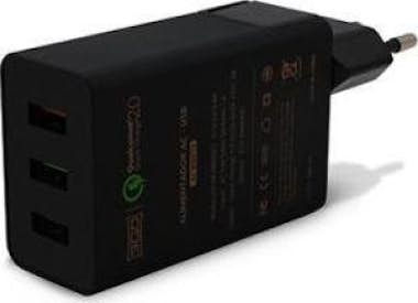 3GO Cargador 3Go Para Red Domestica 2Xusb 5V 2.4A /1Xu 3GO Cargador 3Go Para Red Domestica 2Xusb 5V 2.4A /1Xu