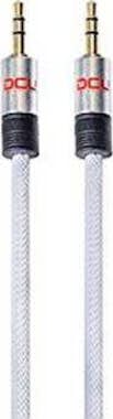 DCU Tecnologic Cable Audio Blanco Jack 3.5mm DCU Tecnologic Cable Audio Blanco Jack 3.5mm