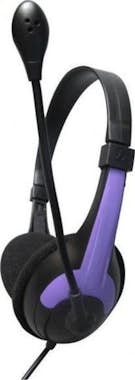 L-Link L-Link Auricular+ Microfono Estereo Negro/Morado L-Link L-Link Auricular+ Microfono Estereo Negro/Morado
