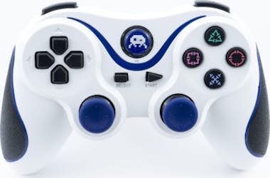 Freaks & Geeks Mando Con Cable Blanco/Azul Freaks& Geeks Ps3 Freaks & Geeks Mando Con Cable Blanco/Azul Freaks& Geeks Ps3