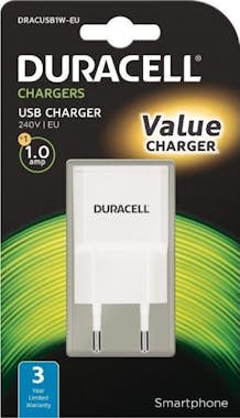 Duracell Cargador Pared Duracell Dracusb1W-Eu - 1Xusb - 5V Duracell Cargador Pared Duracell Dracusb1W-Eu - 1Xusb - 5V