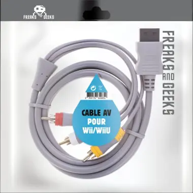 Freaks & Geeks Cable Video Av Para Wii/Wii U Freaks & Geeks Cable Video Av Para Wii/Wii U