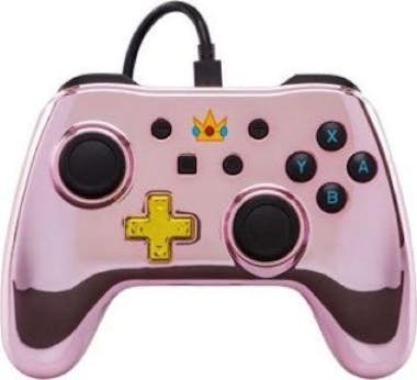 Nintendo Mando Con Cable Switch Core Chrome Gold Peach Nintendo Mando Con Cable Switch Core Chrome Gold Peach