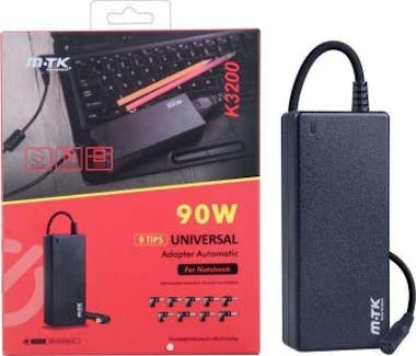 MTK Cargador Portatil universal Automatico 90w / 9 con MTK Cargador Portatil universal Automatico 90w / 9 con