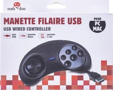 Freaks & Geeks Mando Usb Forma Megadrive 6 Botones Para Pc/Mac Freaks & Geeks Mando Usb Forma Megadrive 6 Botones Para Pc/Mac