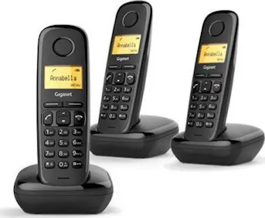 Gigaset Gigaset Telefono Fijo Inalambrico A170 Trio Gigaset Gigaset Telefono Fijo Inalambrico A170 Trio