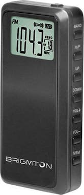 Brigmton BRIGMTON BT123 NEGRO RADIO AM/FM PORTÁTIL 60 PRESI Brigmton BRIGMTON BT123 NEGRO RADIO AM/FM PORTÁTIL 60 PRESI