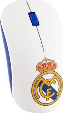 Real Madrid Raton Inalambrico Blanco Escudo Color Real Madrid Raton Inalambrico Blanco Escudo Color