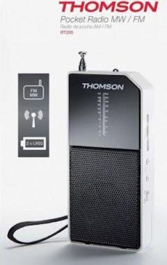 Thomson RADIO PORTATIL THOMSON RT205 FM/MW Thomson RADIO PORTATIL THOMSON RT205 FM/MW