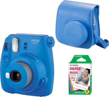 FujiFilm FUJIFILM KIT INSTAX MINI 9 AZUL CÁMARA + FUNDA + P FujiFilm FUJIFILM KIT INSTAX MINI 9 AZUL CÁMARA + FUNDA + P