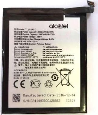 Alcatel Bateria Original Shine Lite 5080X, 5046 A3 (TLP024 Alcatel Bateria Original Shine Lite 5080X, 5046 A3 (TLP024