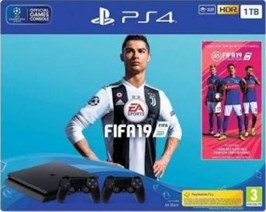 Sony CONSOLA SONY PLAYSTATION 4 SLIM 1TB - 2 MANDOS DUA Sony CONSOLA SONY PLAYSTATION 4 SLIM 1TB - 2 MANDOS DUA