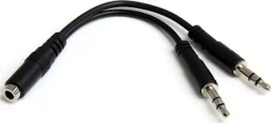 StarTech.com Startech.com Adaptador Divisor De Auriculares 2x M StarTech.com Startech.com Adaptador Divisor De Auriculares 2x M