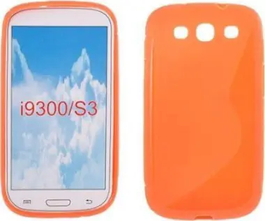 Samsung fundas Gel S-Line Wave Galaxy S3 - color:naranja Samsung fundas Gel S-Line Wave Galaxy S3 - color:naranja