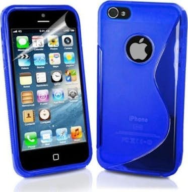 Apple fundas Gel S-Line Wave iPhone 5/5S - color:azul Apple fundas Gel S-Line Wave iPhone 5/5S - color:azul