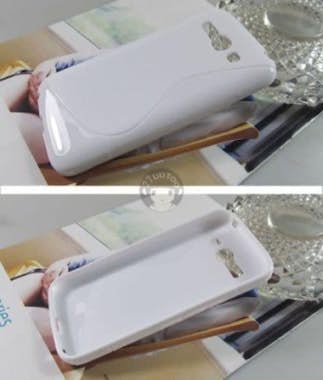 Alcatel fundas Gel S-Line Wave Touch Pop C9 - color:branco Alcatel fundas Gel S-Line Wave Touch Pop C9 - color:branco