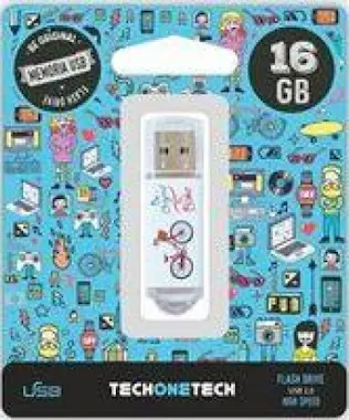 Generica PENDRIVE 16GB TECH ONE TECH BE BIKE USB 2.0/METAL Generica PENDRIVE 16GB TECH ONE TECH BE BIKE USB 2.0/METAL
