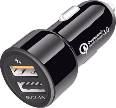 Estuyoya Cargador para coche carga r?pida 2 puertos USB Tec Estuyoya Cargador para coche carga r?pida 2 puertos USB Tec