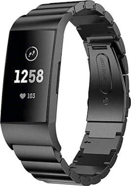 Avizar Correa para FitBit Charge 3 Acero inoxidable - Neg Avizar Correa para FitBit Charge 3 Acero inoxidable - Neg