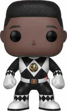 Funko Figura POP Power Rangers Black Ranger Zack No Helm Funko Figura POP Power Rangers Black Ranger Zack No Helm
