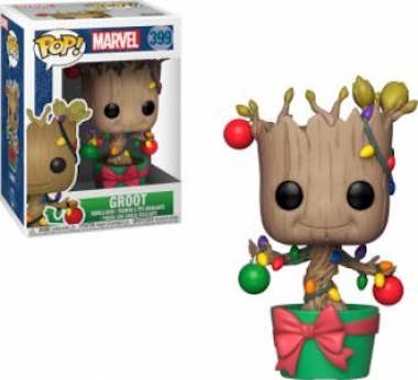 Funko Figura POP Marvel Holiday Groot with Lights & Funko Figura POP Marvel Holiday Groot with Lights &