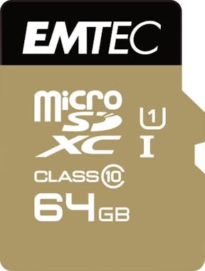 Emtec Emtec microSD Class10 Gold+ 64GB memoria flash Mic Emtec Emtec microSD Class10 Gold+ 64GB memoria flash Mic