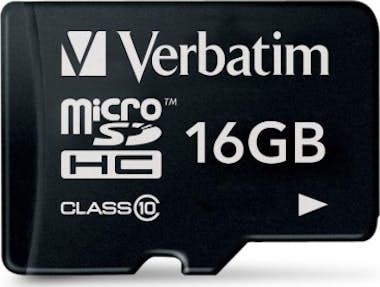 Verbatim Verbatim Premium memoria flash 16 GB MicroSDHC Cla Verbatim Verbatim Premium memoria flash 16 GB MicroSDHC Cla