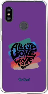 BeCool Funda Gel Xiaomi Redmi Note 6 Pro Corazón de Color BeCool Funda Gel Xiaomi Redmi Note 6 Pro Corazón de Color