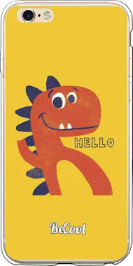 BeCool Funda Gel iPhone 6 Plus 6S Plus Hello Dino Kids BeCool Funda Gel iPhone 6 Plus 6S Plus Hello Dino Kids