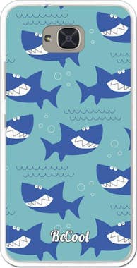 BeCool Funda Gel BQ Aquaris U2 U2 Lite Tiburones sonrient BeCool Funda Gel BQ Aquaris U2 U2 Lite Tiburones sonrient