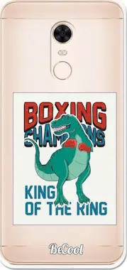 BeCool Funda Gel Xiaomi Redmi 5 Plus Dinosaurio boxeo Kid BeCool Funda Gel Xiaomi Redmi 5 Plus Dinosaurio boxeo Kid