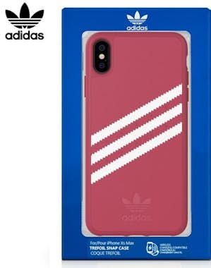 Adidas carcasa Apple iPhone XS Max Moulded Suede rosa mal Adidas carcasa Apple iPhone XS Max Moulded Suede rosa mal