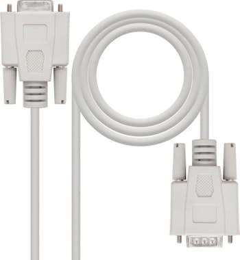 Nanocable Nanocable 10.14.0502 cable de serie Beige 1,8 m DB