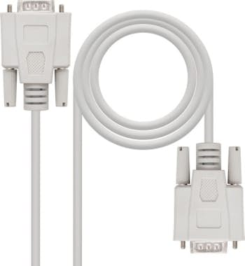 Nanocable Nanocable 10.14.0102 cable de serie Beige 1,8 m DB