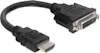 Delock DeLOCK 0.2m HDMI-DVI M/F DVI-D Negro Delock DeLOCK 0.2m HDMI-DVI M/F DVI-D Negro