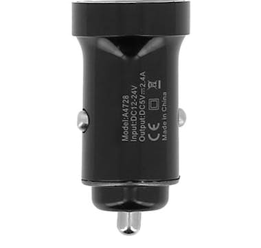 Avizar Cargador para coche con 2x puertos 2.4A USB + Cabl Avizar Cargador para coche con 2x puertos 2.4A USB + Cabl
