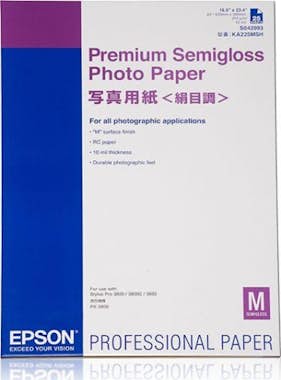 Epson Epson Premium Semigloss Photo Paper, DIN A2, 250 g Epson Epson Premium Semigloss Photo Paper, DIN A2, 250 g