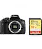 Canon CANON EOS 750D Cuerpo + tarjeta SD de 32GB Canon CANON EOS 750D Cuerpo + tarjeta SD de 32GB