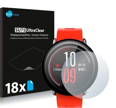 Savvies Protector de Pantalla para Huami Amazfit Pace [18 Savvies Protector de Pantalla para Huami Amazfit Pace [18