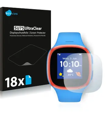 Savvies Protector de Pantalla para Vodafone V-Kids Watch [ Savvies Protector de Pantalla para Vodafone V-Kids Watch [